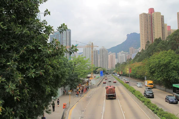 Дорога, шоссе в Гонконге — стоковое фото