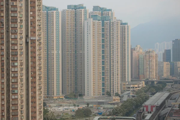 Περιοχή κόλπων Kowloon, Χονγκ Κονγκ — Φωτογραφία Αρχείου