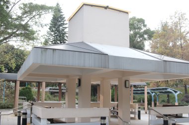 Hong Kong'da bazı kowloon Parkı ortasına