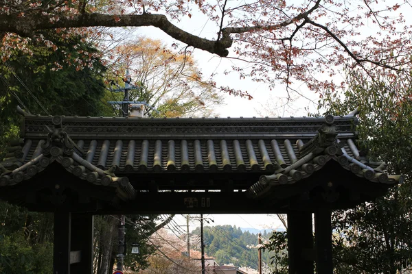 Střecha chrámu Japonsko — Stock fotografie