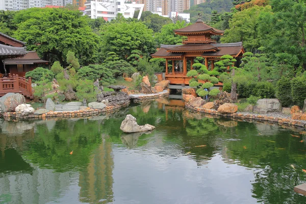Indah lanscape dari Nan Lian Garden dekat Chi Lin Nunnery, famo — Stok Foto