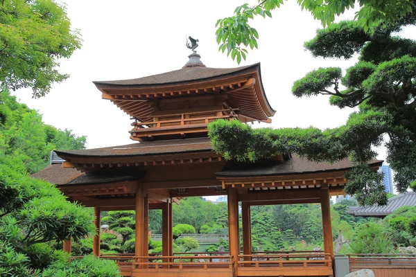 Piękny lanscape Nan Lian ogrodu w pobliżu Chi Lin Nunnery, famo — Zdjęcie stockowe