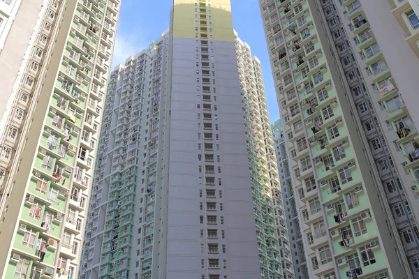 Dom publiczny hong kong nieruchomości — Zdjęcie stockowe