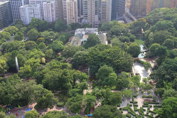 Prydnads trädgård Kowloon Park — Stockfoto