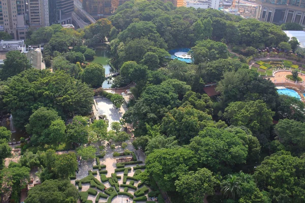 Prydnads trädgård Kowloon Park — Stockfoto