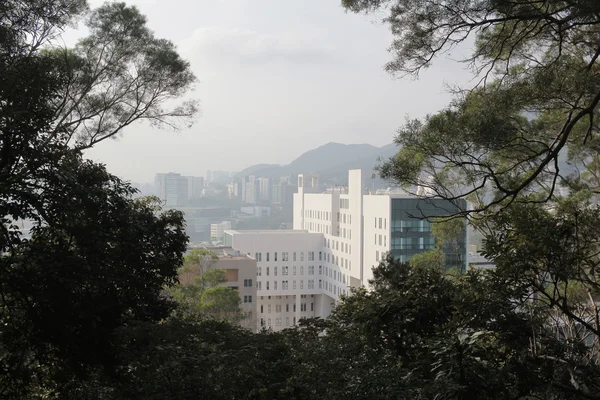 Panoramę miasta kowloon nieba — Zdjęcie stockowe
