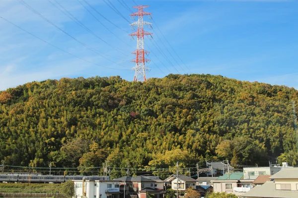 Vista desde el paisaje urbano del tren —  Fotos de Stock