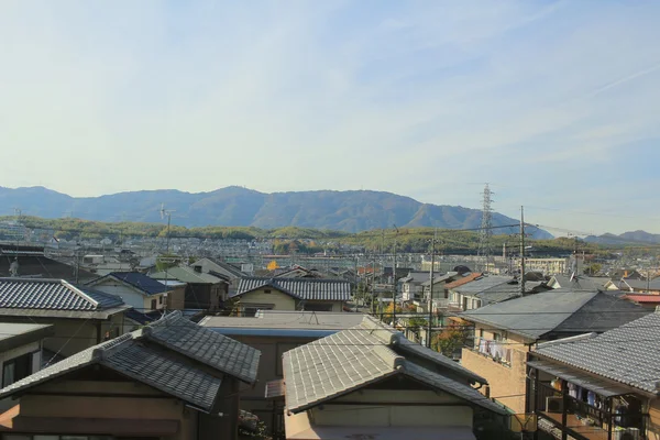 鉄道景観から見る — ストック写真