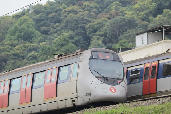 Trainen in hong kong — Stockfoto