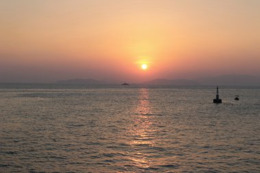 Batı Lamma kanal günbatımı