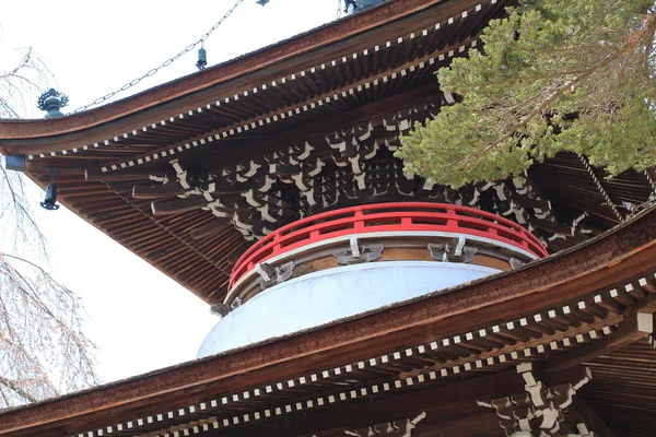 O Santuário Yoshino Mikumari, Yoshinoyama, Nara, Japão — Fotografia de Stock