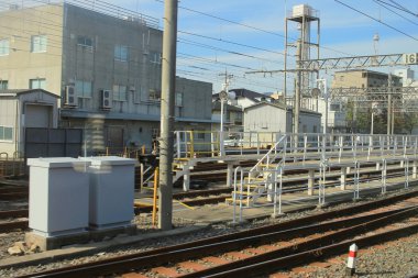 Juso istasyonunda yerel tren