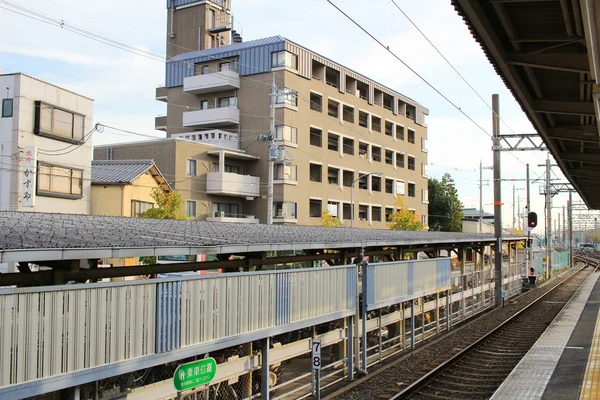 Weergave van de Hankyu Kobe-lijn — Stockfoto