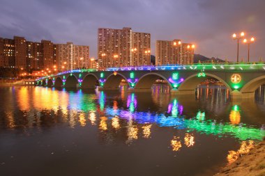 Şing Mun Nehri Shatin, Noel dekorasyonu ile