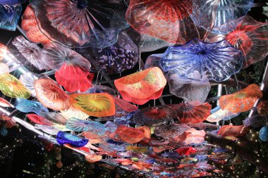 Noel aydınlatma, cam gibi yol