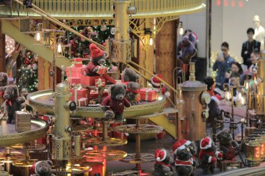 Noel süslemeleri Hong Kong