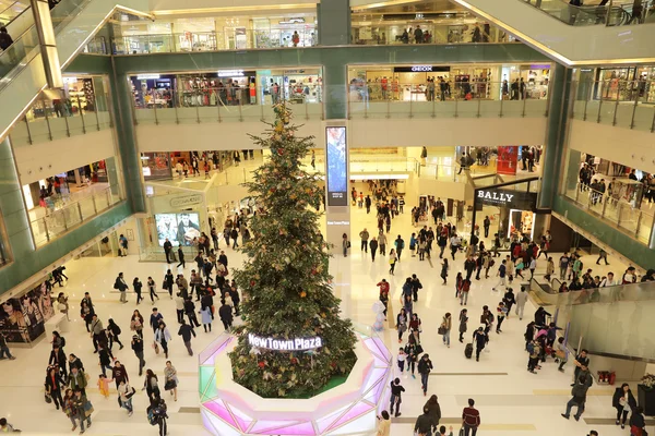 Decorazioni natalizie per le strade nel 2015 — Foto Stock