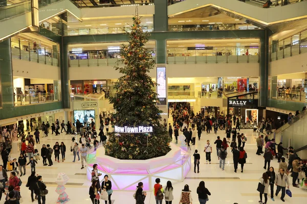 Decorazioni natalizie per le strade nel 2015 — Foto Stock