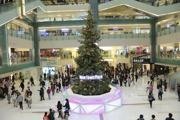 Christmas decorations in the streets in 2015 — Stock Photo, Image