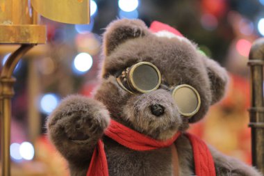 2015 yılında, sokaklarda Noel süsleri 