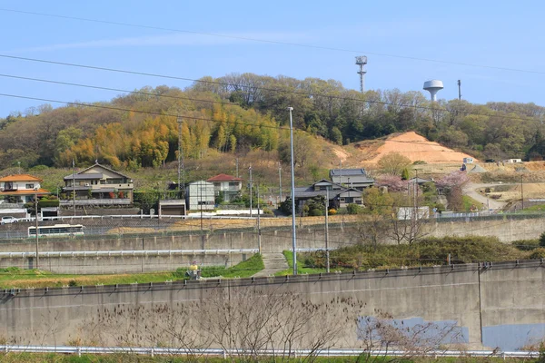 段々 になった日本のフィールド — ストック写真
