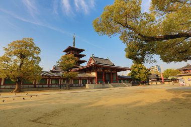 Shitennoji tapınakta Tennoji Ward, Osaka