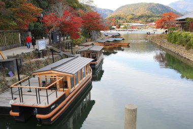 Arashiyama sonbahar yaprakları