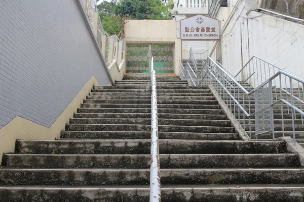 Vista de calle de Kwong Lee Road — Foto de Stock