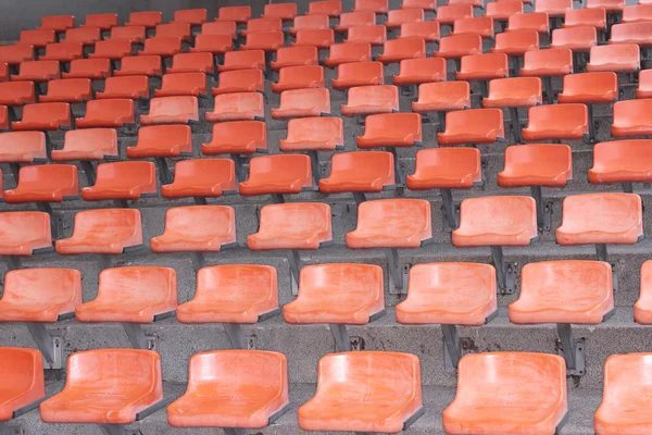 Asiento naranja en el estadio al aire libre —  Fotos de Stock