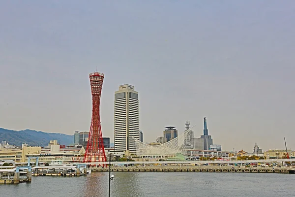 Skyline port kobe Japonya — Stok fotoğraf