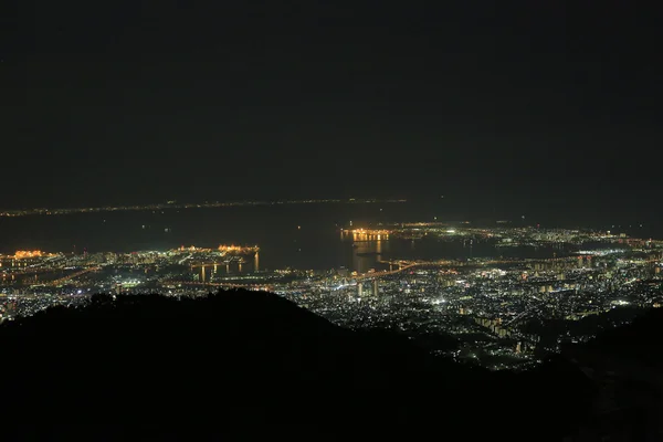 Kobe Nachtsicht — Stockfoto