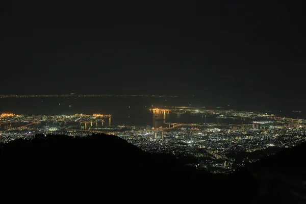 Kobe Nachtsicht — Stockfoto