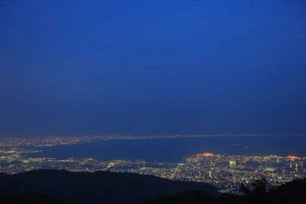 Kobe vista serale — Foto Stock