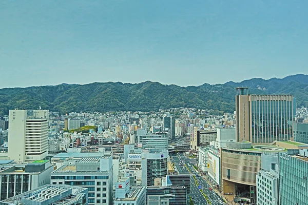 Vista aérea del centro de Kobe, Japón . —  Fotos de Stock