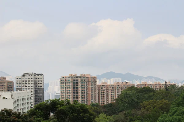 现代高层住宅北角 — 图库照片