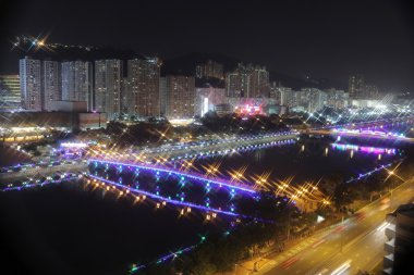 Sha Tin 2015 yılında Festival aydınlatma