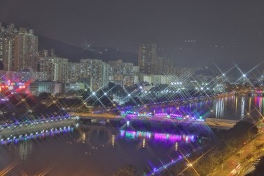Sha Tin 2015 yılında Festival aydınlatma