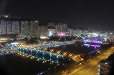 Sha Tin 2015 yılında Festival aydınlatma