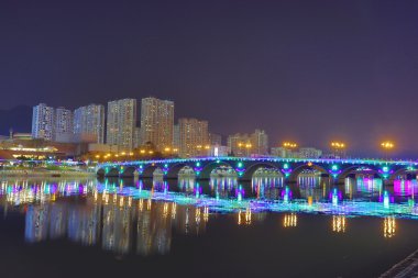 Sha Tin 2015 yılında Festival aydınlatma