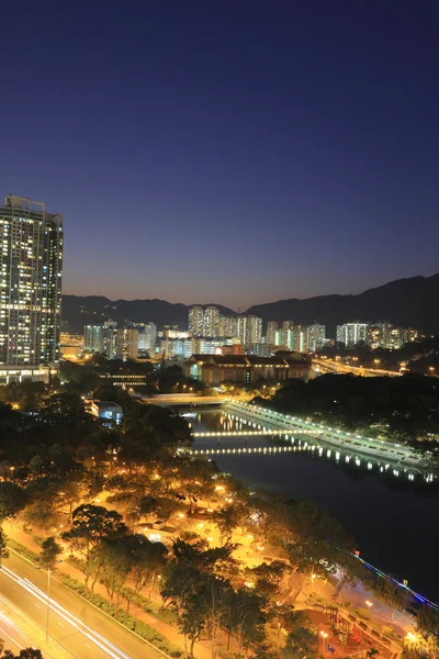 沙田沙田 2015 年一套节日灯饰 — 图库照片