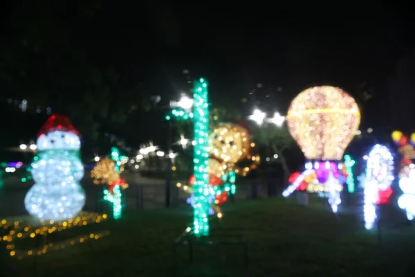 Праздничное освещение в Ша Тине 2015 — стоковое фото