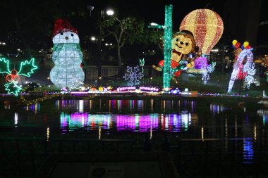 Sha Tin 2015 yılında Festival aydınlatma
