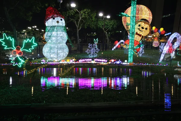 Iluminação festiva em Sha Tin 2015 — Fotografia de Stock