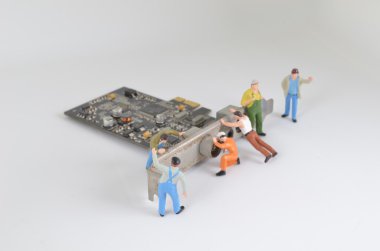 inşaat sahasında ekip çalışması kavramı