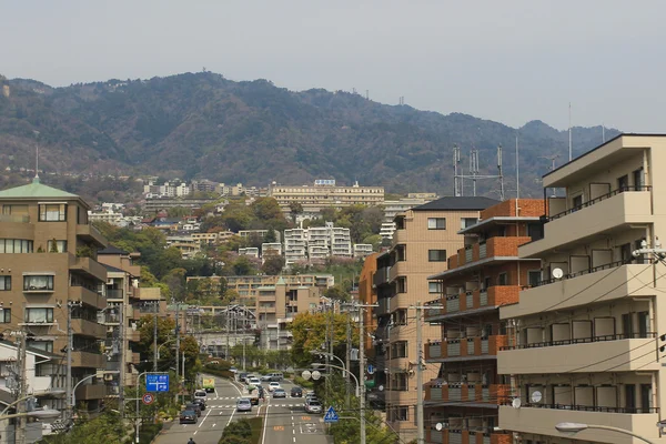 Osaka, Kobe nézet ki vonat — Stock Fotó