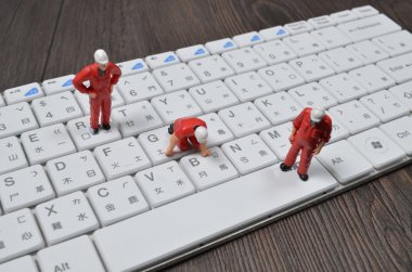 Mühendislik onarım kavramı klavye