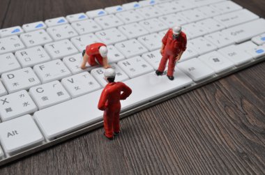 Mühendislik onarım kavramı klavye