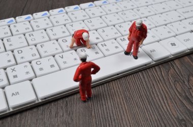 Mühendislik onarım kavramı klavye