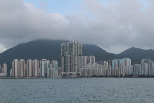 Kowloon oldalán Hong Kong harbour — Stock Fotó