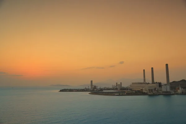 Centrale elettrica in lamma isola di Hong Kong Cina — Foto Stock